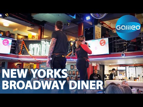 Essen mit Gesangseinlage: New Yorks Broadway Diner | Galileo | ProSieben