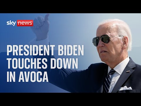 US President Biden lands in Pennsylvania