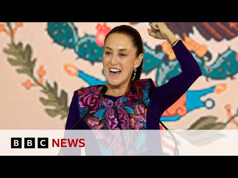 Mexico election: Claudia Sheinbaum named country's first woman president | BBC News