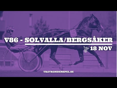 V86 tips | Solvalla/Bergsåker | 18 november 2020