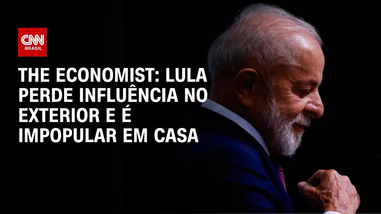 Lula perde influência no exterior e é impopular em casa diz The Economist | CNN NOVO DIA