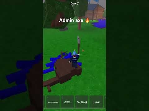 Admin axe #benjikplayz #roblox #shorts #99nightintheforest