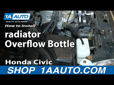 HONDA Civic 6 - Radiator Coolant Overflow Bottle Replacement