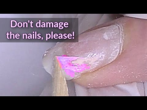 Dip Nails Removal without damage