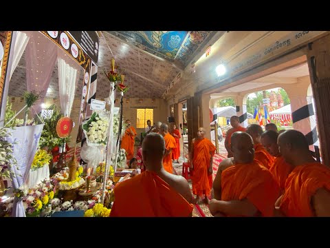 បុណ្យសពលោកគ្រូ ថាច់ថាំង នៅវត្តព្រែកឈូក អនិច្ចធម្ម អាយុ ៤០ឆ្នាំ បួស ១៦ ឆ្នាំ #dongvat #pets #puppy