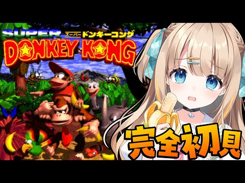 #3 SFC スーパードンキーコング┊完全初見で挑む.ᐟ.ᐟ雪山を･･･超えたい･･･🏔【綿宮あひる / Varium】