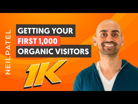 How to Get Your First 1,000 Visitors With SEO and Content Marketing