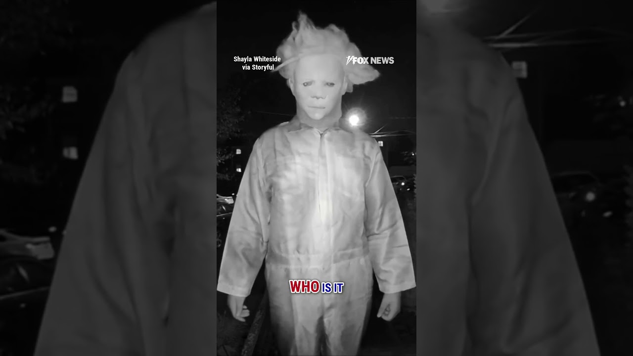 HOUSE OF HORRORS: Chilling doorbell footage shows late-night break-in attempt #viral #shorts #usa