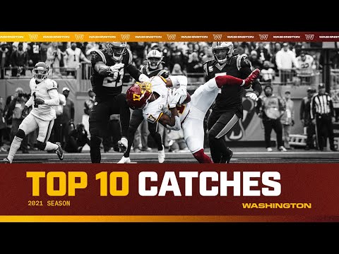 Washington Football Team top 10 catches from the 2021 season video clip