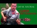 We Are The Champions - Queen guitar tutorial