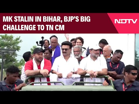 MK Stalin In Bihar | "If You Have The Guts...": BJP's Big Bihar Challenge To MK Stalin