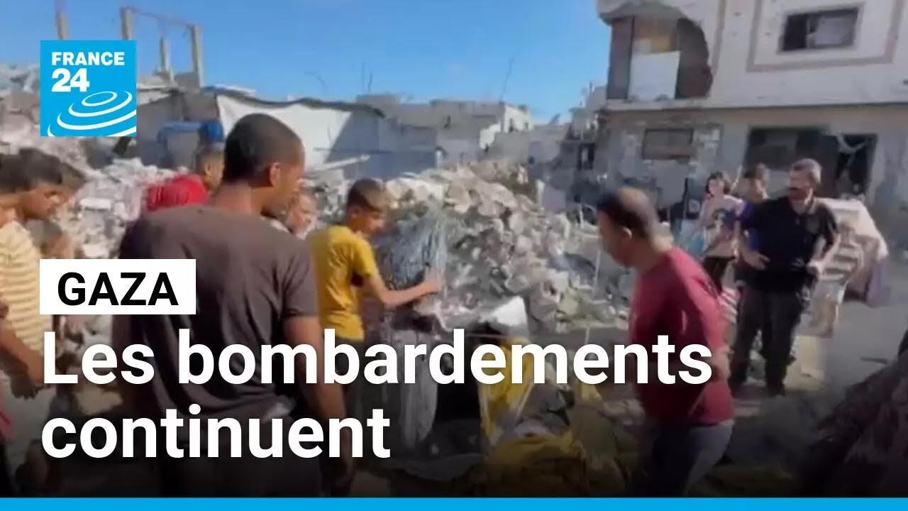Gaza sous les bombardements alors que les négociations stagnent • FRANCE 24