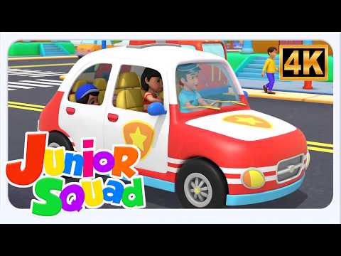 Las Ruedas del coche de policía y más rimas infantiles divertidas para niños