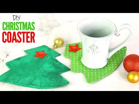 DIY Christmas Coaster, Drink Coaster Tutorial