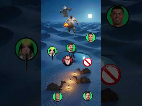 مستر بيست ورونالدو عالقان في الصحراء! 😱