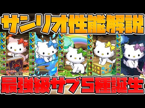 鍵の勇者キティがサブで強すぎる件！サンリオコラボ新キャラ解説！新フェス限も来るぞ！【パズドラ】