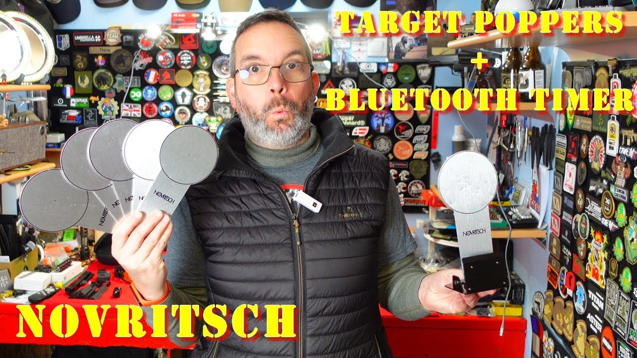 Airsoft - Novritsch - Cibles poppers et bluetooth timer [French]