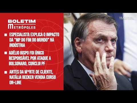 O impacto da "MP do Fim do Mundo" na indústria; Adélio foi único responsável por ataque a Bolsonaro