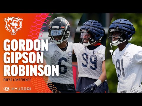 Kyler Gordon, Trevis Gipson, Dominique Robinson on expectations for defense | Chicago Bears video clip