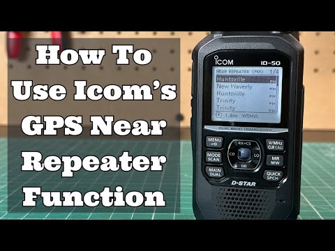 How To Use Icom's GPS Near Repeater Function Tutorial