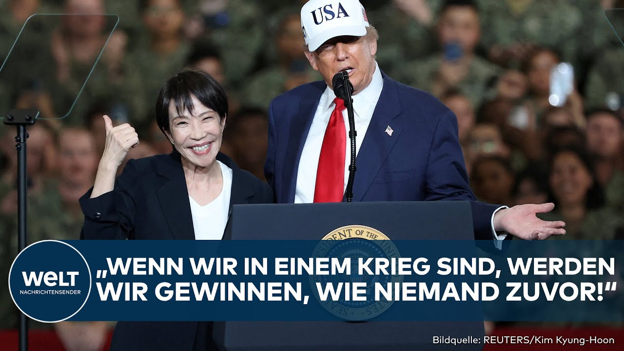 JAPAN: Rede auf Flugzeugträger! Trump sendet klares Signal an China und Russland