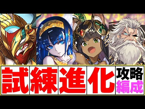 試練進化2パターン周回編成！ホルス,イシス,バステト,ゼウスは絶対に作れ！【パズドラ】