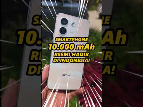 Smartphone Redmi Note 10.000 mAh Resmi di Indonesia!