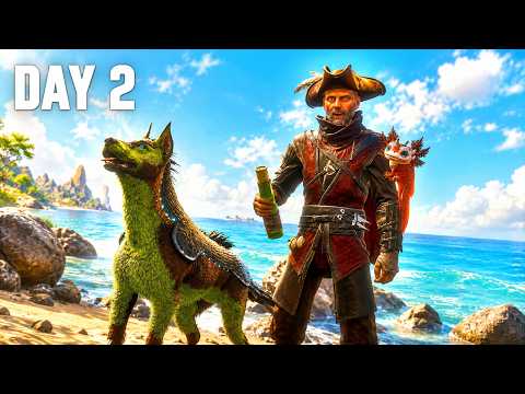 🔴 LIVE - Day 2 Solo Genesis Part 1 Ark Survival Ascended