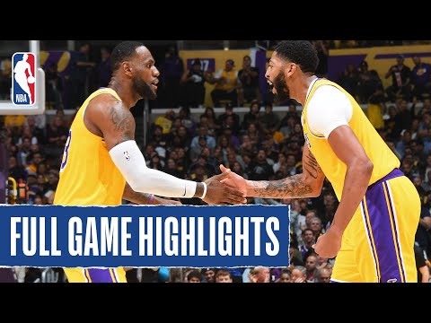 GRIZZLIES at LAKERS | AD TAKES OVER for Lakers (40 PTS, 20 REB) | Oct. 29, 2019