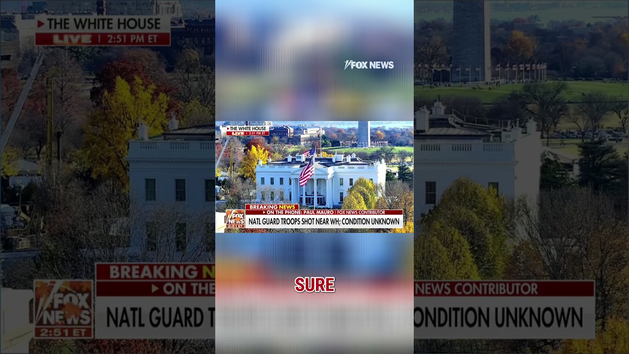 BREAKING: Two National Guard members shot near White House in DC #shorts #breaking #usa #news #new