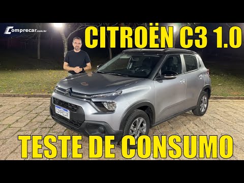 Citroën C3 1.0 - Teste de consumo com gasolina e etanol