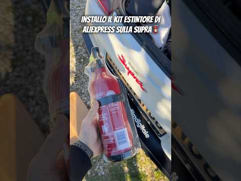 Kit estintore di Aliexpress sulla Supra