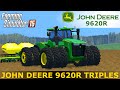 John Deere 9620R Triple wheels extreme terrain