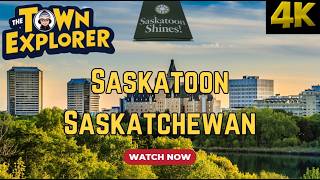 Saskatoon, Saskatchewan - A Walking Tour [4K]