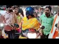 BJPs Smriti Irani Rides Scooter, Connects with Amethi Locals During the Election Campaign | News9  - 00:54 min - News - Video