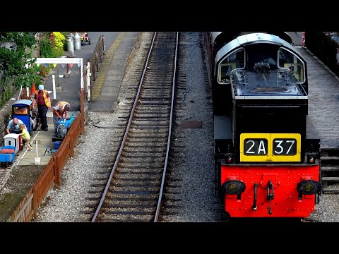 Chasing the Train on the EVR - Clag, Cabbing and Tones - Ecclesbourne Valley Railway 8th August 2020