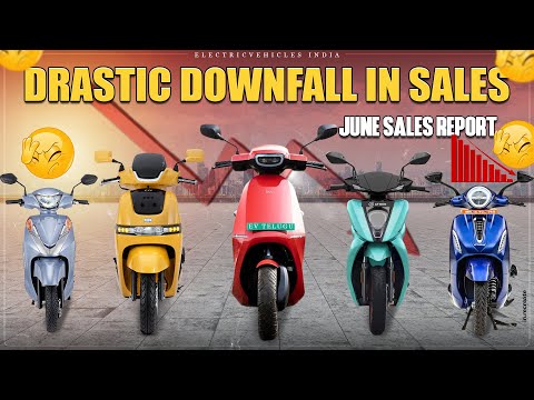 JUNE EV Sales report 2023 | Drastic Downfall In Sales | Electric Vehicles India