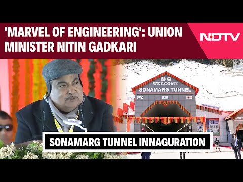 Sonamarg Tunnel | 'Marvel Of Engineering': Union Minister Nitin Gadkari Hails Z-Morh Tunnel