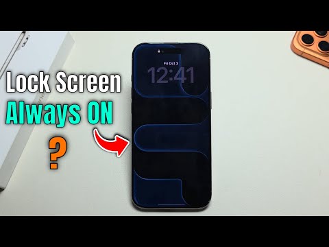 iPhone air doesn't sleep | Disable always on display iPhone air