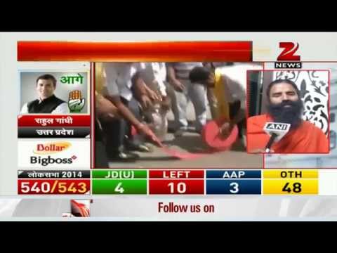 Baba Ramdev congratulates Narendra Modi for big win                                                                                                                                                     