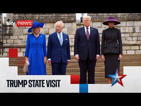 Donald Trump's historic second UK state visit | Full Sky News coverage