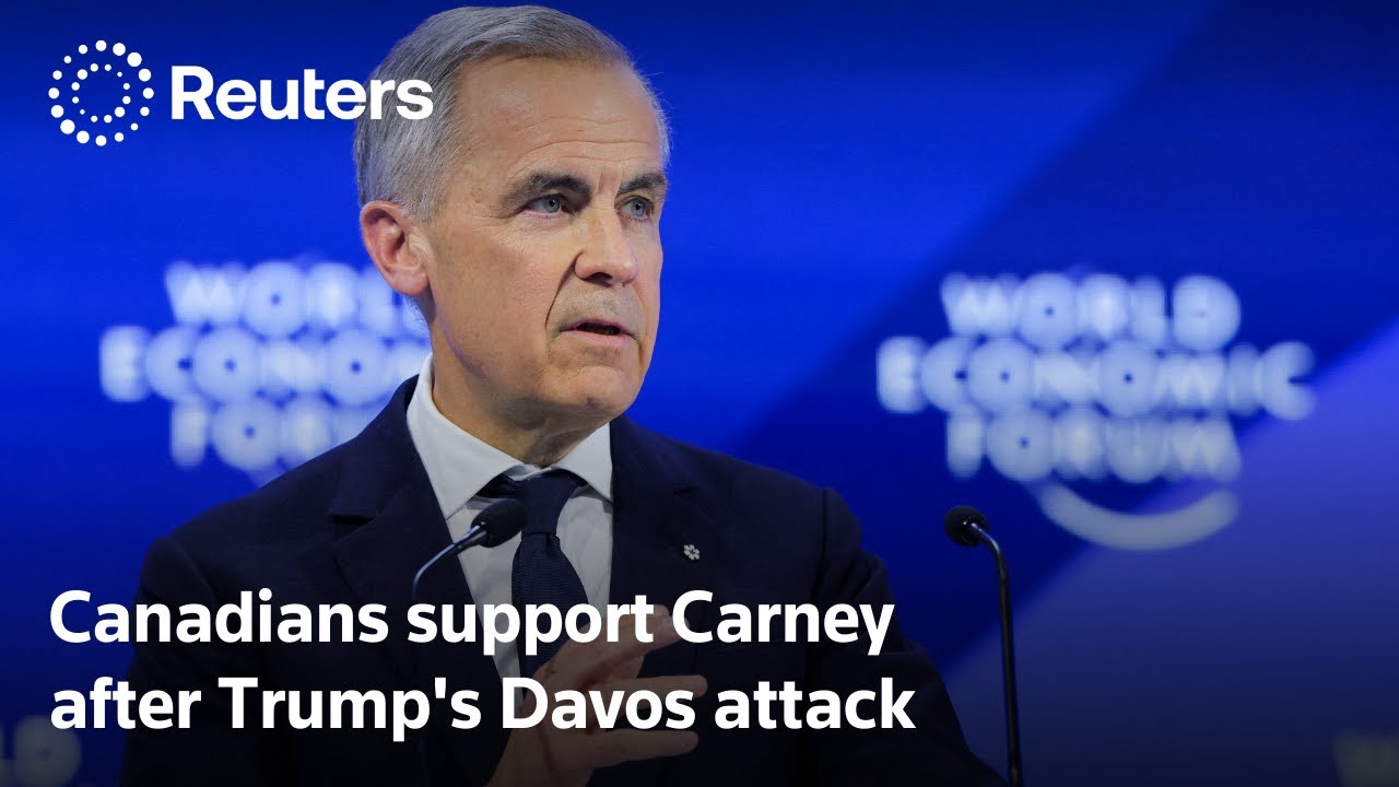 Canadians rally behind Carney after Trump's Davos attack | REUTERS