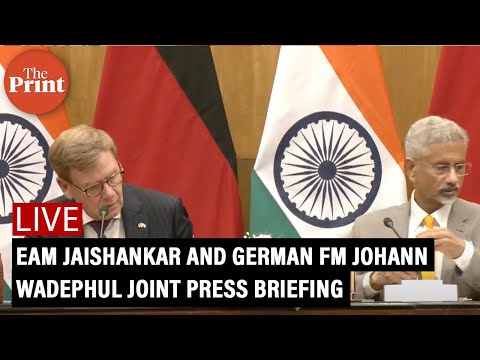 LIVE: EAM S Jaishankar &amp; German foreign minister Johann Wadephul joint press briefing
