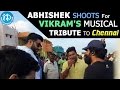 Abhishek Bachchan Shoots For Vikram's Musical Tribute to Chennai