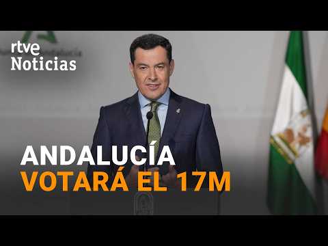 ELECCIONES ANDALUZAS | MORENO convoca los COMICIOS AUTONÓMICOS para el 17 de MAYO | RTVE Noticias