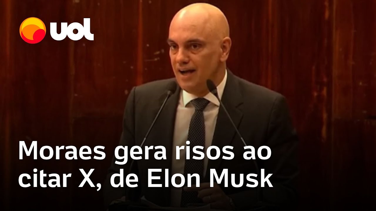 Moraes ironiza ao citar X, rede social de Elon Musk: ‘Tem uma certa proximidade comigo’