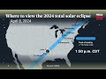 WATCH: Where is the solar eclipses path of totality?