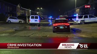 Large police presence after shooting at Birmingham apartment complex