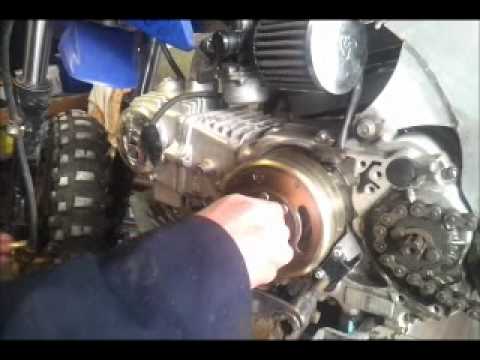 HOW TO REPLACE STATOR PLATE ,110CC PIT BIKE - YouTube honda z50r wiring 