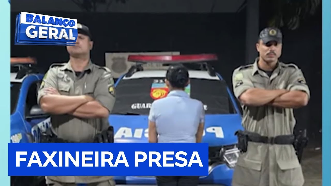 Faxineira é presa com a suspeita de roubar itens de luxo  TV Online Faxineira é presa com a suspeita de roubar itens de luxo